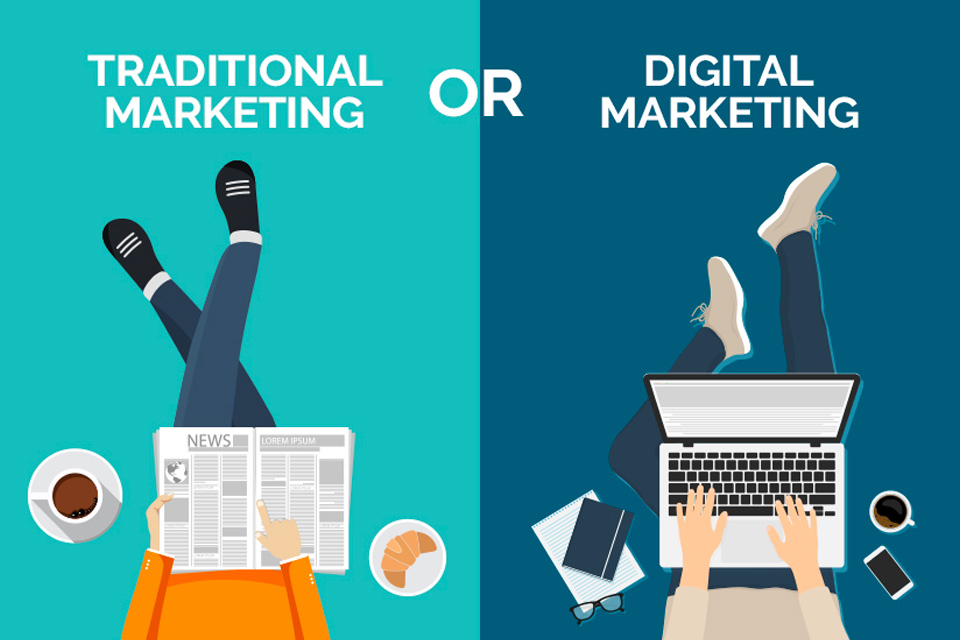 traditional marketing or digital marketing